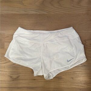 Nike Women's Athletic White Shorts
